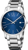 Calvin Klein City Blue Dial Silver Steel Strap Watch for Men - K2G2114N Authentic Buy Shop Now