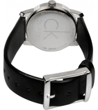 Calvin Klein City Black Dial Black Leather Strap Watch For Women - K2G23107 Authentic Buy Shop Now