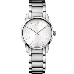 Calvin Klein City Silver Dial Silver Steel Strap Watch for Women - K2G23148 Authentic Buy Shop Now