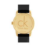 Calvin Klein City Silver Dial Black Leather Strap Watch For Women - K2G23520 Authentic Buy Shop Now