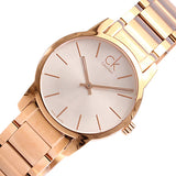 Calvin Klein City White Mother of Pearl Dial Rose Gold Steel Strap Watch for Women - K2G23646 Authentic Buy Shop Now
