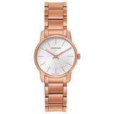 Calvin Klein City White Mother of Pearl Dial Rose Gold Steel Strap Watch for Women - K2G23646 Authentic Buy Shop Now