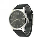 Calvin Klein City Quartz Black Dial Black Leather Strap Watch for Men - K2G2G1C3 Authentic Buy Shop Now
