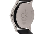 Calvin Klein City White Dial Black Leather Strap Watch for Men - K2G2G1CD Authentic Buy Shop Now