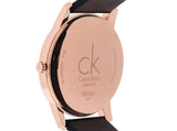 Calvin Klein City Quartz Black Dial Black Leather Strap Watch for Men - K2G2G6CZ Authentic Buy Shop Now