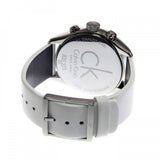 Calvin Klein Masculine Chronograph White Dial White Leather Strap Watch for Men - K2H27101 Authentic Buy Shop Now