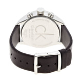 Calvin Klein Masculine Chronograph Black Dial Black Leather Strap Watch for Men - K2H27102 Authentic Buy Shop Now