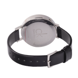 Calvin Klein Equal Black Dial Black Leather Strap Watch for Women - K3E231C1 Authentic Buy Shop Now