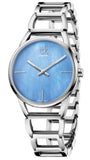 Calvin Klein Stately Blue Mother of Pearl Dial Silver Steel Strap Watch for Women - K3G2312N Authentic Buy Shop Now
