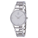 Calvin Klein Stately Silver Dial Silver Steel Strap Watch for Women - K3G2312W Authentic Buy Shop Now