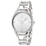 Calvin Klein Stately Silver Dial Silver Steel Strap Watch for Women - K3G2312W Authentic Buy Shop Now