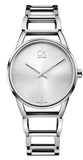 Calvin Klein Stately Silver Dial Silver Steel Strap Watch for Women - K3G2312W Authentic Buy Shop Now