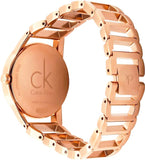 Calvin Klein Stately White Dial Gold Steel Strap Watch for Women - K3G2362W Authentic Buy Shop Now
