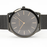 Calvin Klein Minimal Black Dial Black Mesh Bracelet Watch for Men - K3M21421 Authentic Buy Shop Now
