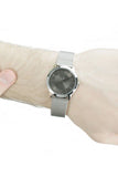 Calvin Klein Minimal Grey Dial Silver Mesh Bracelet Watch for Men - K3M22124 Authentic Buy Shop Now