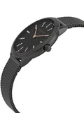 Calvin Klein Minimal Diamonds Black Dial Black Mesh Bracelet Watch for Women - K3M22X2X Authentic Buy Shop Now