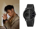 Calvin Klein Minimal Black Dial Black Mesh Bracelet Watch for Men - K3M5145X Authentic Buy Shop Now