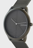 Calvin Klein Minimal Grey Dial Grey Mesh Bracelet Watch for Men - K3M517P4 Authentic Buy Shop Now