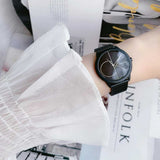 Calvin Klein Minimal Black Dial Black Mesh Bracelet Watch for Women - K3M5245X Authentic Buy Shop Now