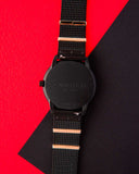 Calvin Klein Minimal Black Dial Black Steel Strap Watch For Men - K3M524Z1 Authentic Buy Shop Now