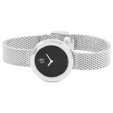 Calvin Klein Firm Black Dial Silver Mesh Bracelet Watch for Women - K3N23121 Authentic Buy Shop Now