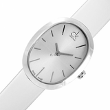 Calvin Klein Incentive White Dial White Leather Strap Watch for Women - K3P231L6 Authentic Buy Shop Now