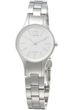 Calvin Klein Simplicity White Dial Silver Steel Strap Watch for Women - K4323185 Authentic Buy Shop Now