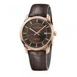 Calvin Klein Infinity Brown Dial Brown Leather Strap Watch for Men - K5S346GK Authentic Buy Shop Now