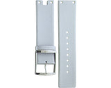 Calvin Klein Glam Transparent Silver Dial Grey Leather Strap Watch for Women - K9423193 Authentic Buy Shop Now