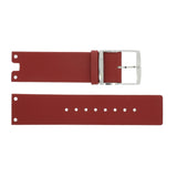 Calvin Klein Glam Transparent Dial Red Leather Strap Watch for Women - K9423144 Authentic Buy Shop Now