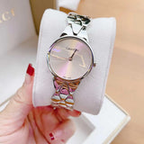 Calvin Klein Snake Silver Dial Silver Steel Strap Watch For Women - K6E23146 Authentic Buy Shop Now