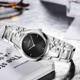 Calvin Klein Class Black Dial Silver Steel Strap Watch for Women - K6R23121 Authentic Buy Shop Now