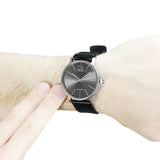 Calvin Klein Minimal Black Dial Black Leather Strap Watch for Men - K7621107 Authentic Buy Shop Now