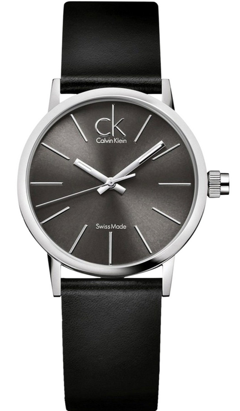 Calvin Klein Minimal Black Dial Black Leather Strap Watch for Women - K7622107 Authentic Buy Shop Now