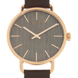 Calvin Klein Even Grey Dial Brown Leather Strap Watch for Women - K7B216G3 Authentic Buy Shop Now