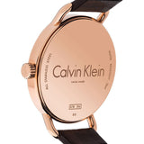 Calvin Klein Even Silver Dial Brown Leather Strap Watch for Men - K7B216G6 Authentic Buy Shop Now