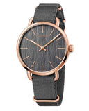 Calvin Klein Even Grey Dial Grey NATO Strap Watch for Men - K7B216P3 Authentic Buy Shop Now