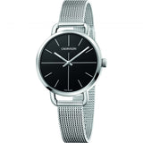 Calvin Klein Even Black Dial Silver Mesh Bracelet Watch for Women - K7B23121 Authentic Buy Shop Now