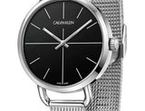 Calvin Klein Even Black Dial Silver Mesh Bracelet Watch for Women - K7B23121 Authentic Buy Shop Now