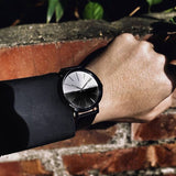 Calvin Klein Boost White Black Dial Black Leather Strap Watch for Men - K7Y21CCX Authentic Buy Shop Now