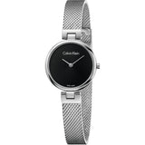 Calvin Klein Authentic Black Dial Silver Mesh Bracelet Watch for Women - K8G23121 Authentic Buy Shop Now
