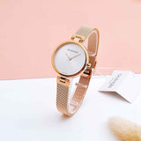 Calvin Klein Authentic Silver Dial Rose Gold Mesh Bracelet Watch for Women - K8G23626 Authentic Buy Shop Now