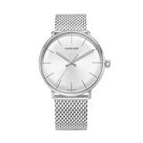 Calvin Klein White Dial Silver Mesh Bracelet Watch for Women - K8M21126 Authentic Buy Shop Now
