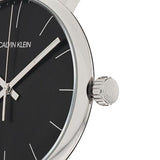 Calvin Klein High Noon Quartz Black Dial Black Leather Strap Watch for Men - K8M211C1 Authentic Buy Shop Now