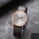 Calvin Klein High Noon Silver Dial Brown Leather Strap Watch for Men - K8M216G6 Authentic Buy Shop Now
