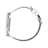 Calvin Klein Full Moon White Dial White Leather Strap Watch for Women - K8Y231L6 Authentic Buy Shop Now