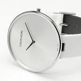 Calvin Klein Full Moon White Dial White Leather Strap Watch for Women - K8Y231L6 Authentic Buy Shop Now