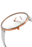 Calvin Klein Full Moon White Dial White Leather Strap Watch for Women - K8Y236L6 Authentic Buy Shop Now
