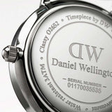 Daniel Wellington Classy Glasgow White Dial Two Tone NATO Strap Watch For Women - DW00100074 Authentic Buy Shop Now