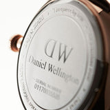 Daniel Wellington Dapper Reading White Dial Black Leather Strap Watch For Men - DW00100107 Authentic Buy Shop Now